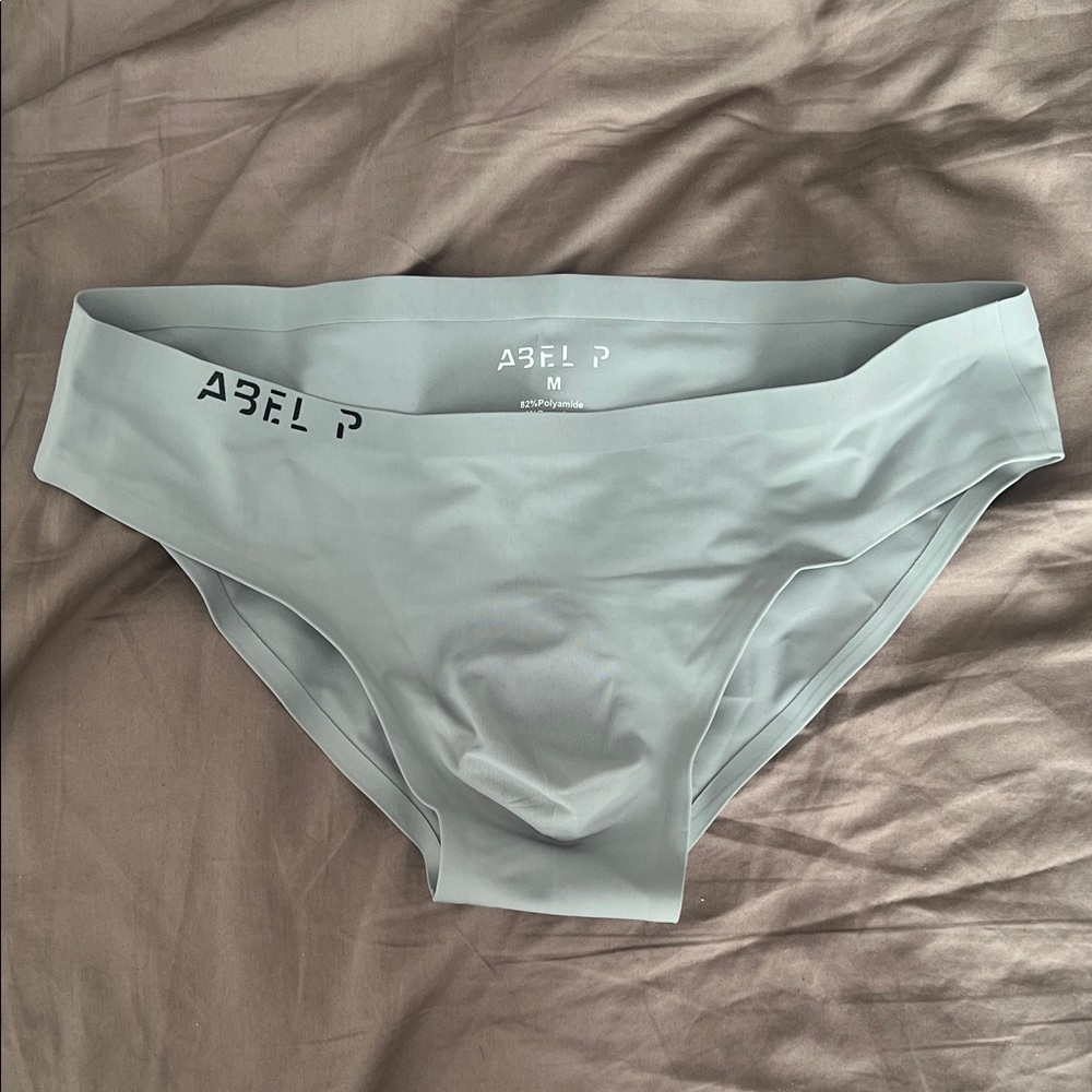 ABEL P brand | NWOT | Piel Light Gray Briefs M
